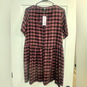 Wild Fable Flannel Mini Dress